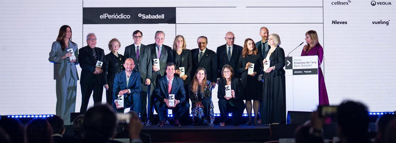 Un momento de la gala de los Premios Empresa del Año 2025 celebrada en el Palau de Congressos | Foto: Manu Mitru.